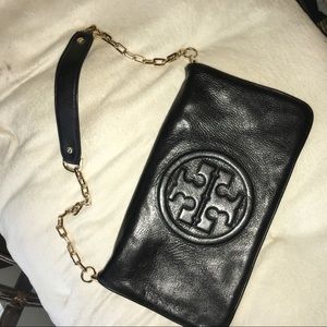 Tory Burch removable chain clutch bag